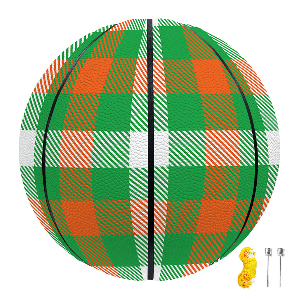 Irish Checkered St. Patrick's Day Print Basketball