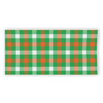 Irish Checkered St. Patrick's Day Print Beach Towel