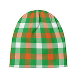 Irish Checkered St. Patrick's Day Print Beanie