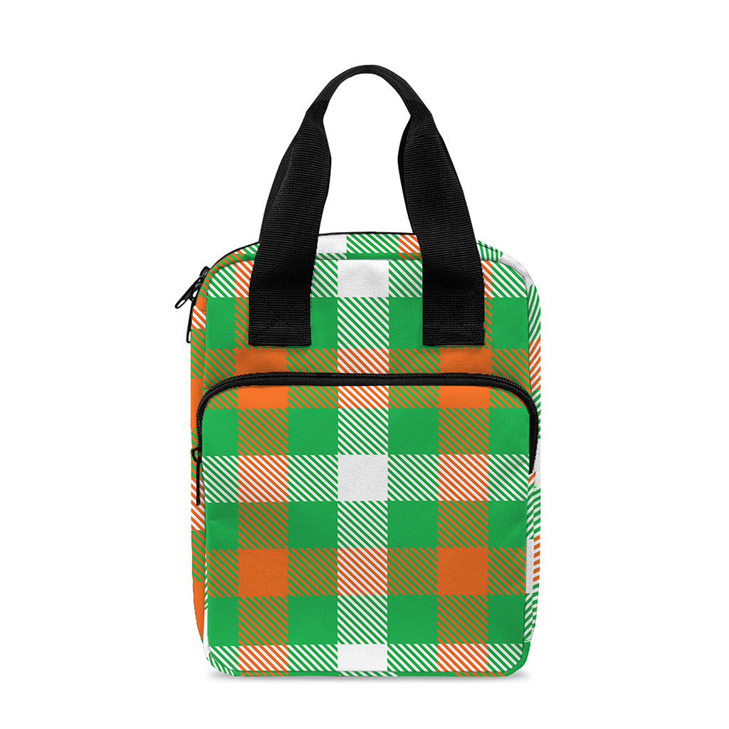Irish Checkered St. Patrick's Day Print Bible Tote Bag