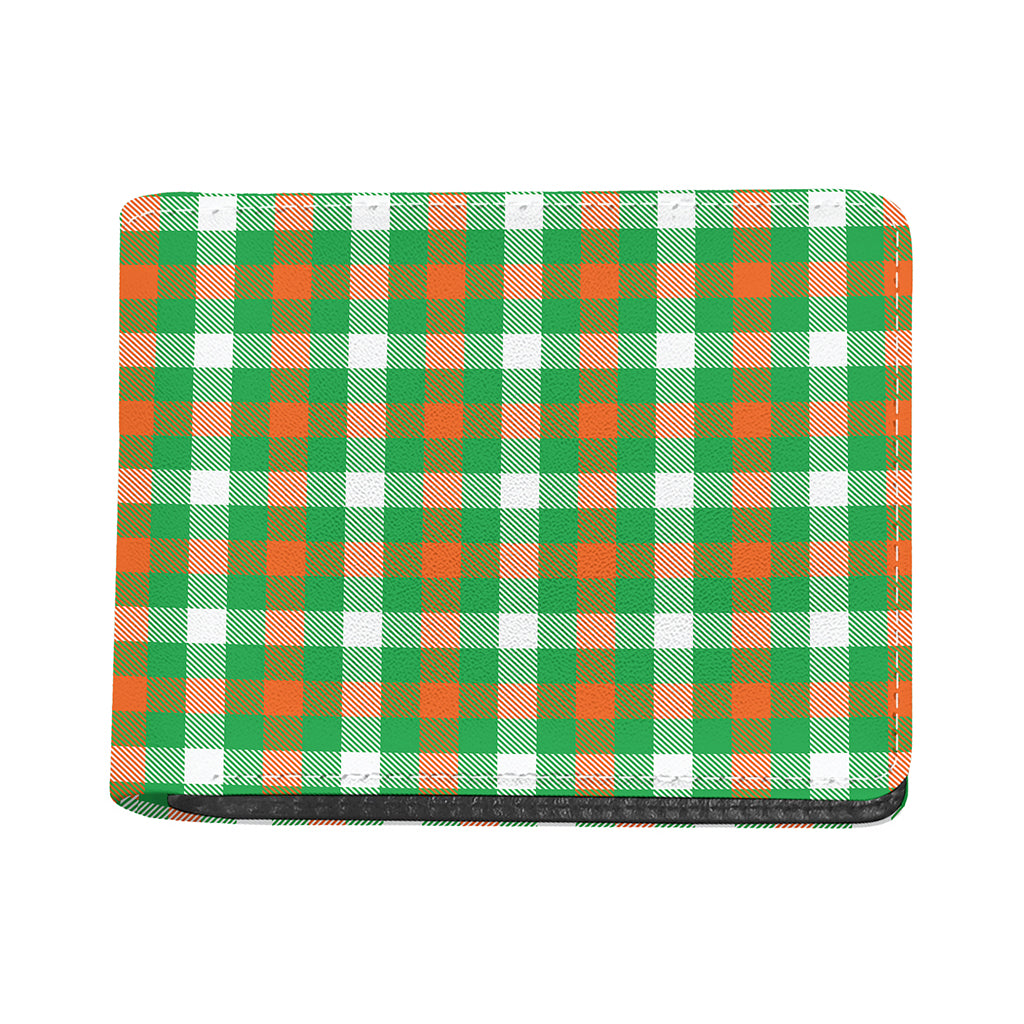 Irish Checkered St. Patrick's Day Print Bifold Wallet