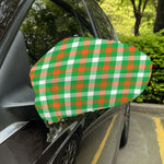 Irish Checkered St. Patrick's Day Print Car Side Mirror Covers
