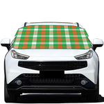 Irish Checkered St. Patrick's Day Print Car Windshield Snow Cover