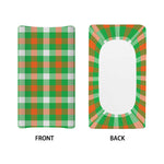 Irish Checkered St. Patrick's Day Print Changing Pad Cover