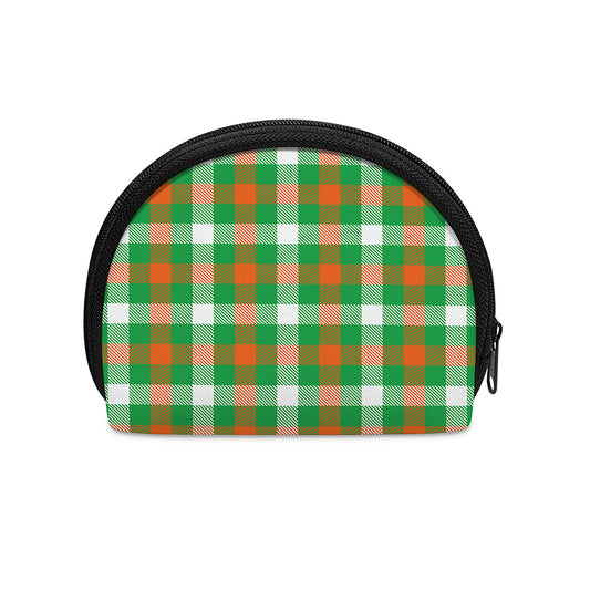 Irish Checkered St. Patrick's Day Print Coin Purse