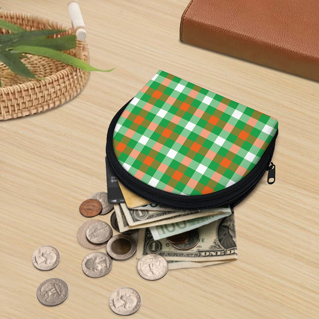 Irish Checkered St. Patrick's Day Print Coin Purse