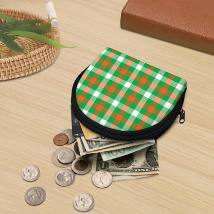 Irish Checkered St. Patrick's Day Print Coin Purse