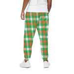 Irish Checkered St. Patrick's Day Print Cotton Pants
