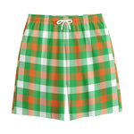 Irish Checkered St. Patrick's Day Print Cotton Shorts