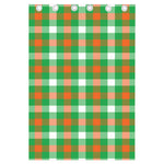 Irish Checkered St. Patrick's Day Print Curtain
