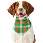 Irish Checkered St. Patrick's Day Print Dog Bandana