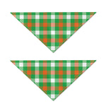 Irish Checkered St. Patrick's Day Print Dog Bandana