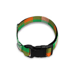 Irish Checkered St. Patrick's Day Print Dog Collar