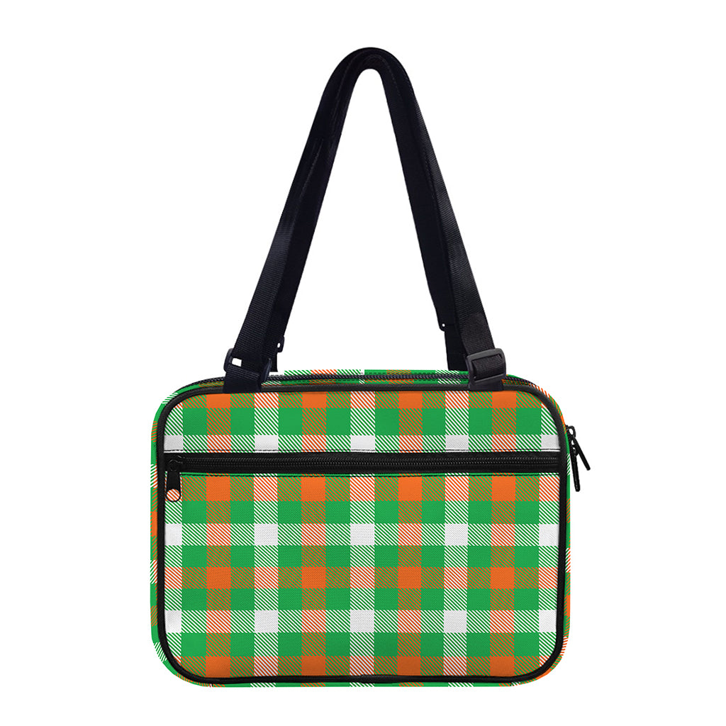 Irish Checkered St. Patrick's Day Print Double Strap Bible Bag