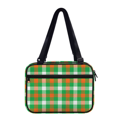 Irish Checkered St. Patrick's Day Print Double Strap Bible Bag