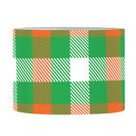 Irish Checkered St. Patrick's Day Print Drum Lamp Shade