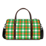 Irish Checkered St. Patrick's Day Print Duffle Bag