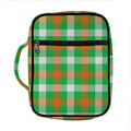Irish Checkered St. Patrick's Day Print Front Pocket Bible Bag