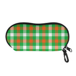 Irish Checkered St. Patrick's Day Print Glasses Case