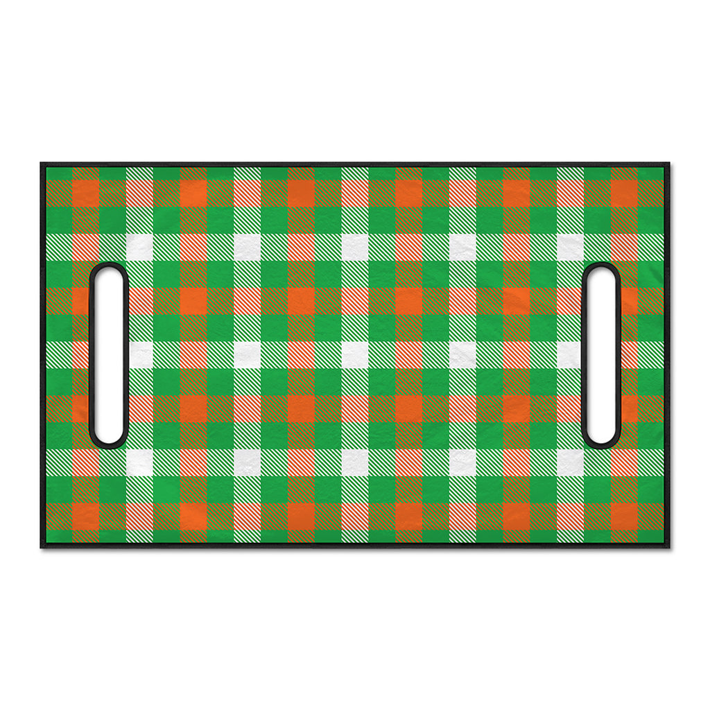 Irish Checkered St. Patrick's Day Print Golf Cart Seat Cover
