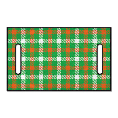Irish Checkered St. Patrick's Day Print Golf Cart Seat Cover