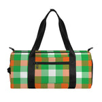 Irish Checkered St. Patrick's Day Print Gym Bag