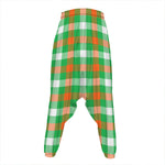 Irish Checkered St. Patrick's Day Print Hammer Pants