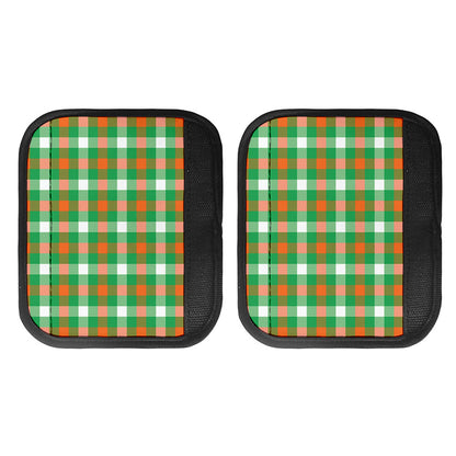 Irish Checkered St. Patrick's Day Print Handle Covers