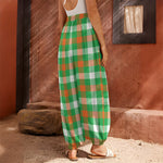 Irish Checkered St. Patrick's Day Print Harem Pants