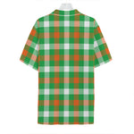 Irish Checkered St. Patrick's Day Print Hawaiian Shirt