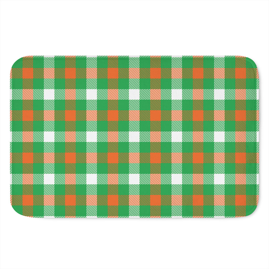 Irish Checkered St. Patrick's Day Print Indoor Door Mat
