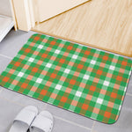 Irish Checkered St. Patrick's Day Print Indoor Door Mat