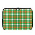 Irish Checkered St. Patrick's Day Print Laptop Sleeve