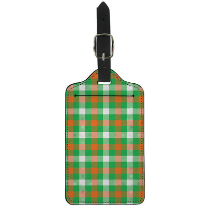 Irish Checkered St. Patrick's Day Print Luggage Tag
