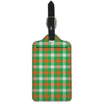 Irish Checkered St. Patrick's Day Print Luggage Tag