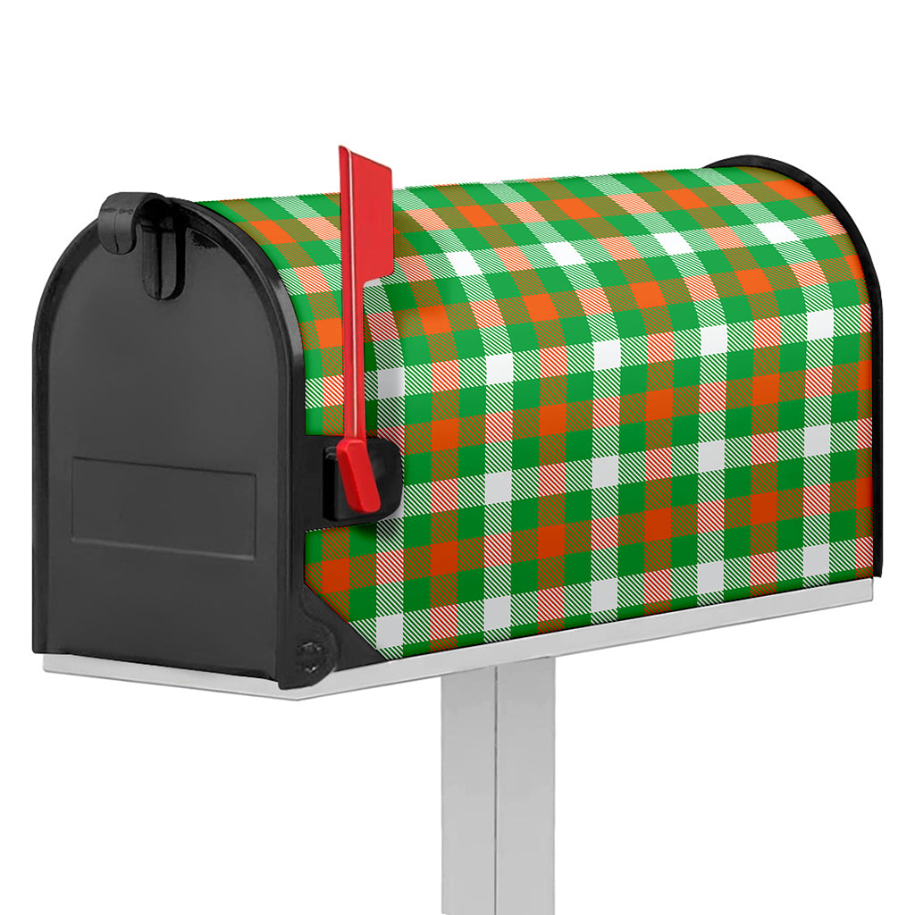 Irish Checkered St. Patrick's Day Print Mailbox Cover