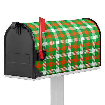 Irish Checkered St. Patrick's Day Print Mailbox Cover