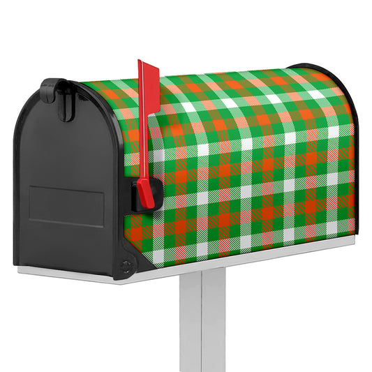 Irish Checkered St. Patrick's Day Print Mailbox Cover