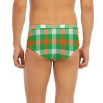 Irish Checkered St. Patrick's Day Print Men's Briefs