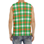 Irish Checkered St. Patrick's Day Print Men's Fitness Tank Top