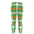 Irish Checkered St. Patrick's Day Print Men's Leggings