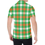 Irish Checkered St. Patrick's Day Print Men's Shirt