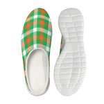 Irish Checkered St. Patrick's Day Print Mesh Casual Shoes