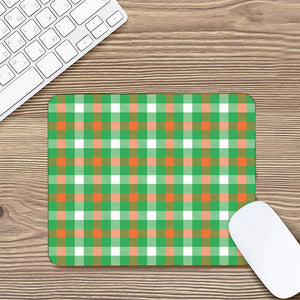 Irish Checkered St. Patrick's Day Print Mouse Pad