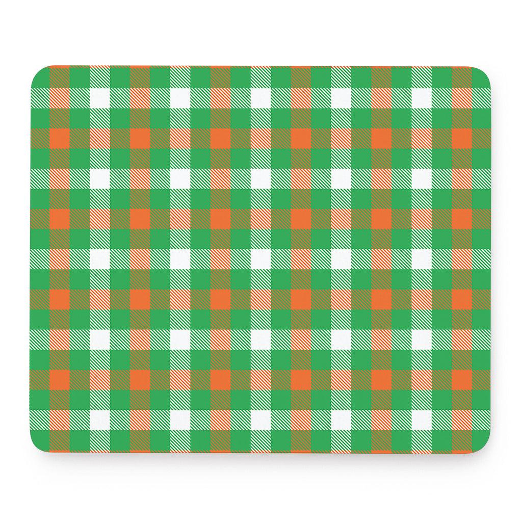 Irish Checkered St. Patrick's Day Print Mouse Pad
