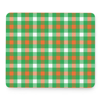 Irish Checkered St. Patrick's Day Print Mouse Pad