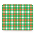 Irish Checkered St. Patrick's Day Print Mouse Pad