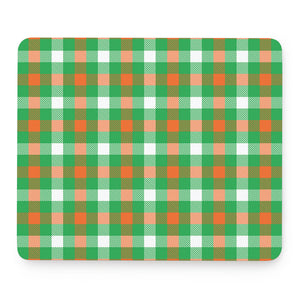 Irish Checkered St. Patrick's Day Print Mouse Pad