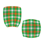 Irish Checkered St. Patrick's Day Print Office Chair Cover