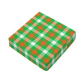 Irish Checkered St. Patrick's Day Print Outdoor Seat Cushion Cover